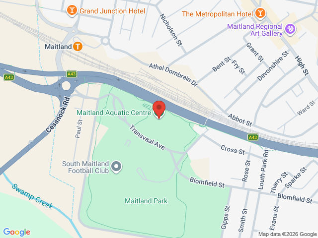 Map showing event location